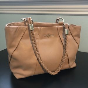 Neutral Leather Cole Haan Purse